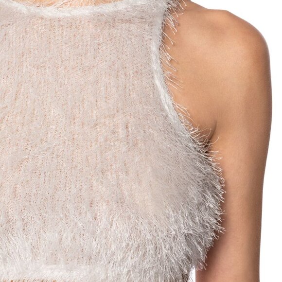 Xena Shag Me: Black Crop Tank Medium - Picture 4 of 4